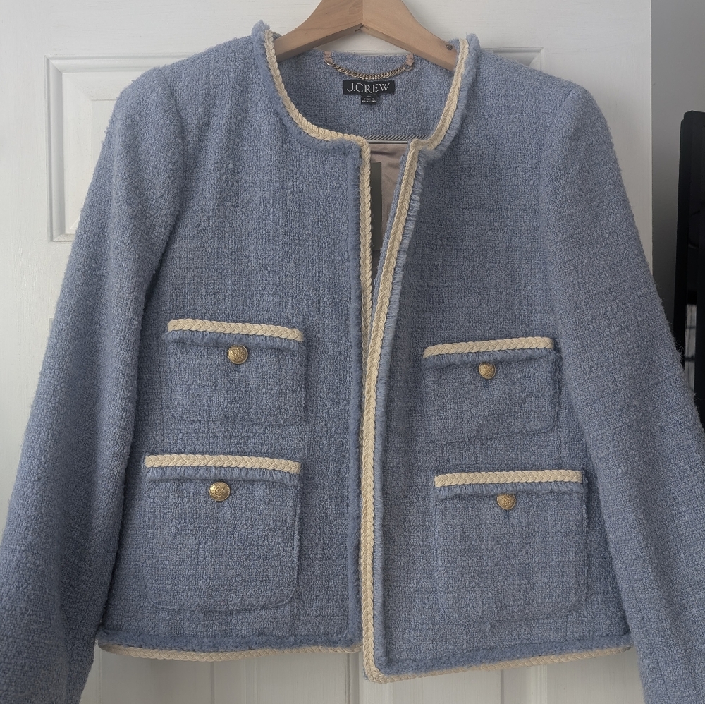 J. Crew Francis Lady Jacket In Maritime Tweed